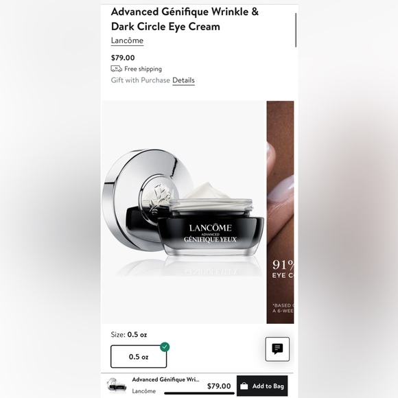 Lancôme Advanced Génifique Wrinkle & Dark Circle Eye Cream - Picture 5 of 5